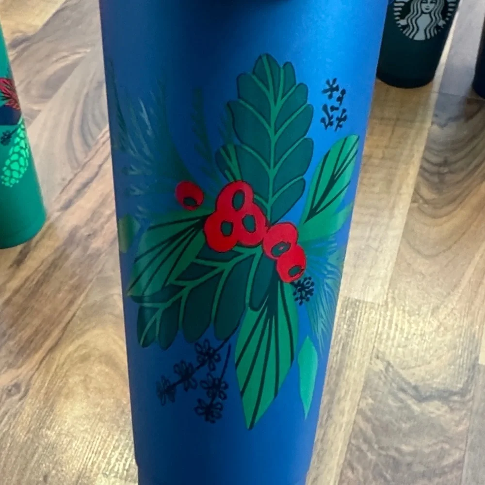 Starbucks Festive Tumbler Collection - Red, Green, Blue